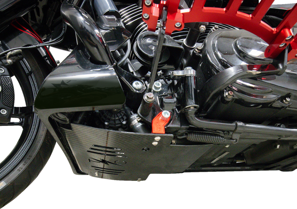 Thrashin Supply Co. Carbon Fiber Skid Plate — 0506-2530