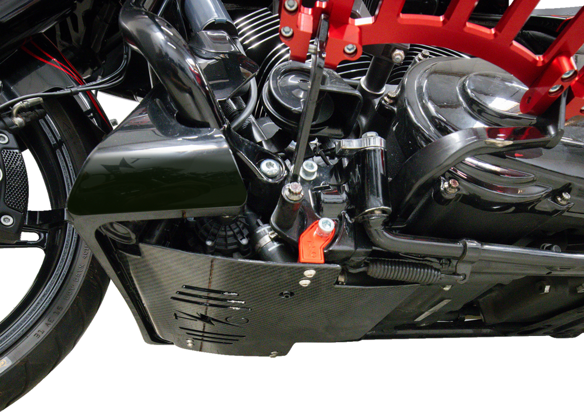 Thrashin Supply Co. Carbon Fiber Skid Plate — 0506-2530