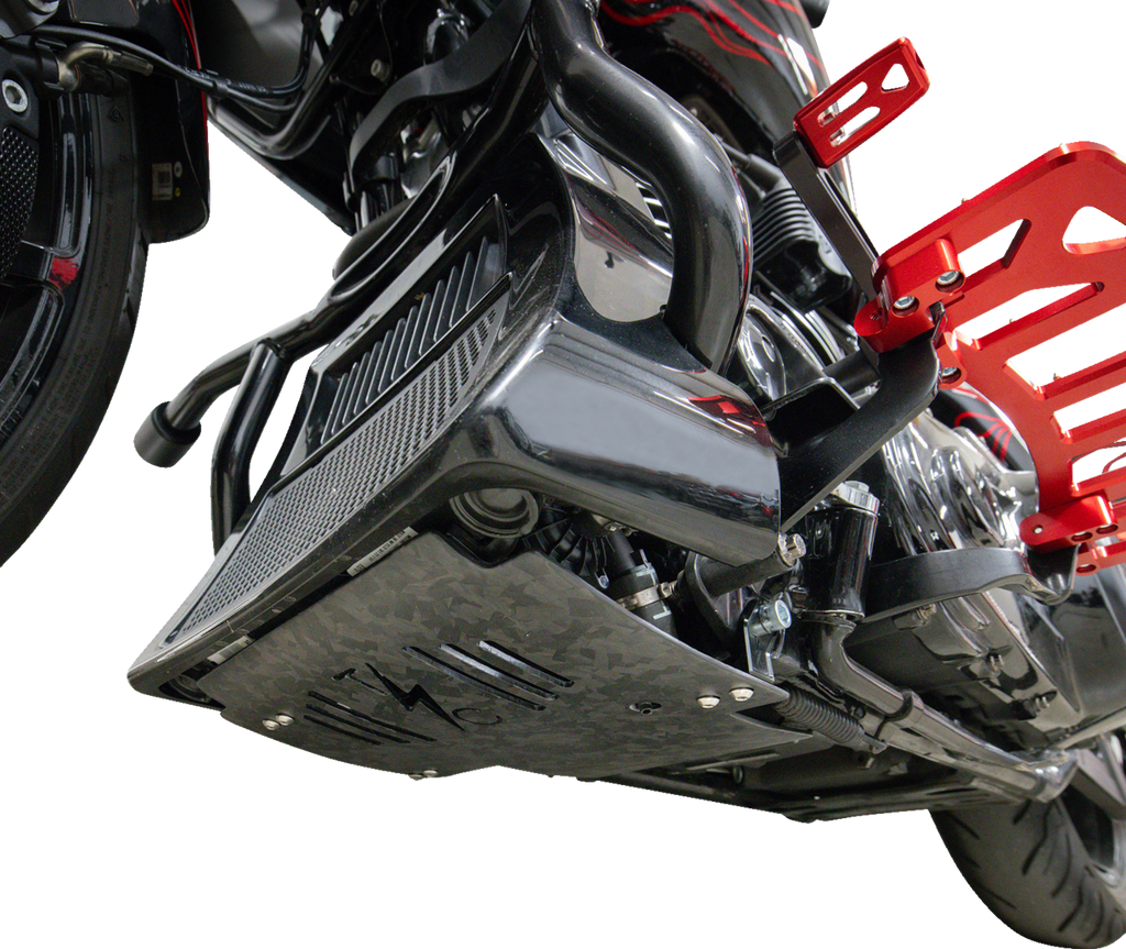 Thrashin Supply Co. Forged Carbon Fiber Skid Plate — 0506-2532