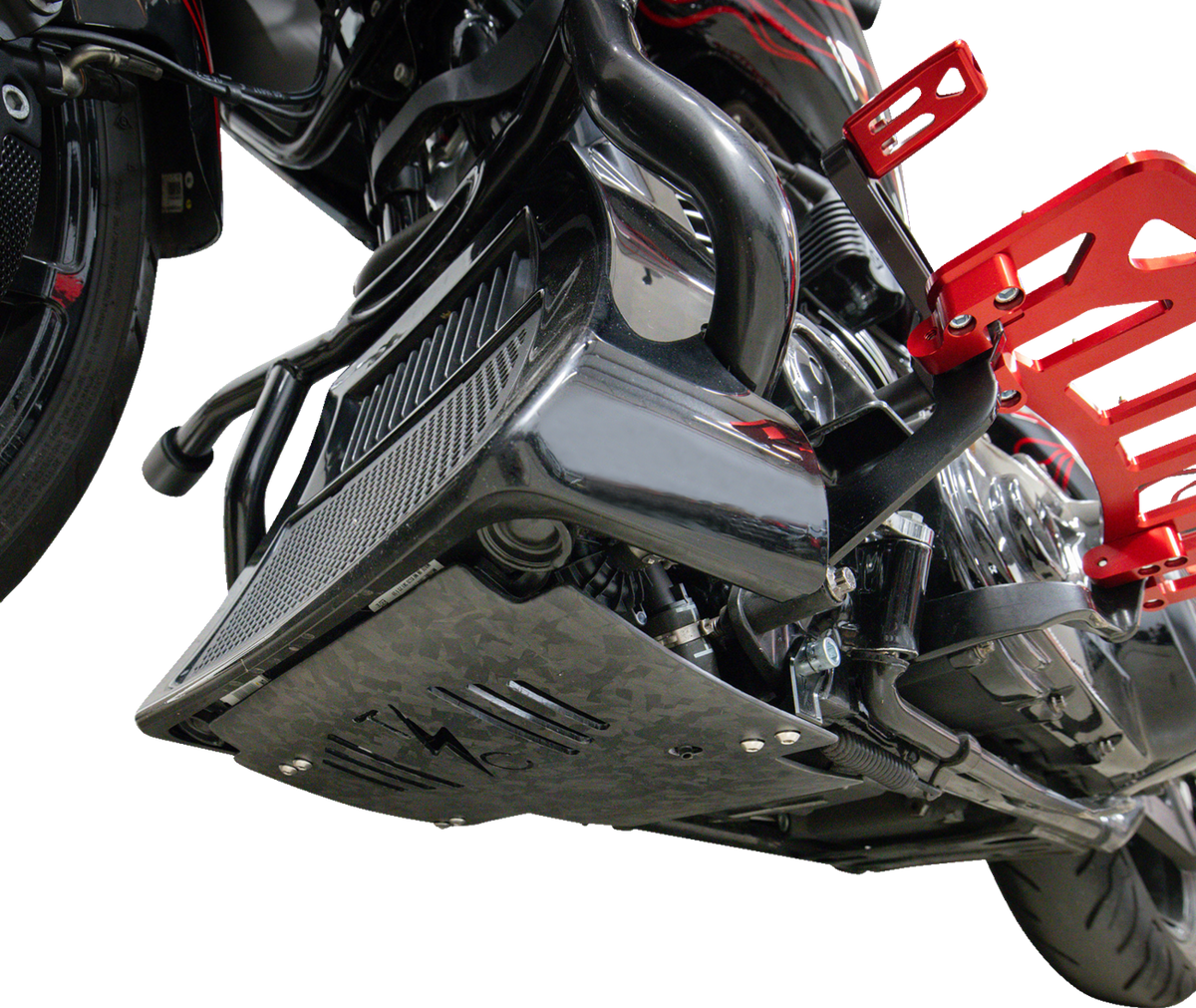 Thrashin Supply Co. Forged Carbon Fiber Skid Plate — 0506-2532