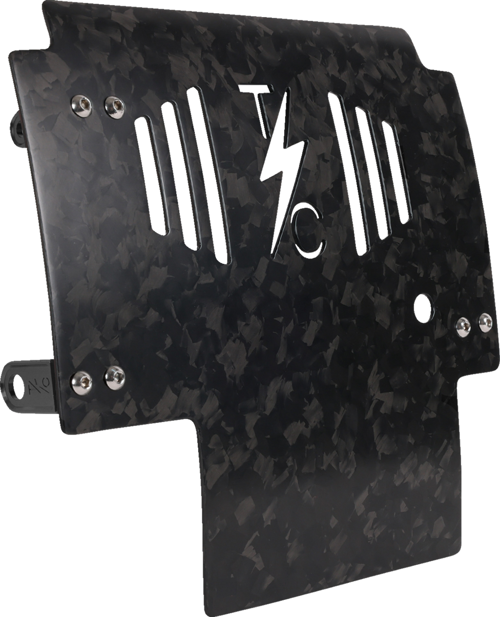 Thrashin Supply Co. Forged Carbon Fiber Skid Plate — 0506-2532