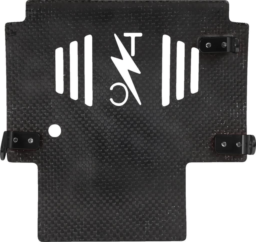Thrashin Supply Co. Forged Carbon Fiber Skid Plate — 0506-2532