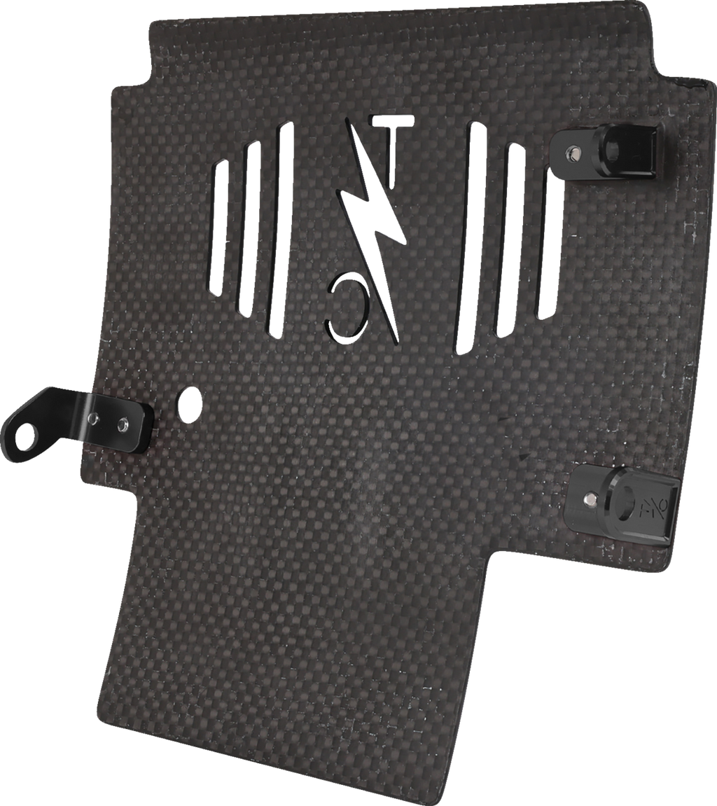Thrashin Supply Co. Forged Carbon Fiber Skid Plate — 0506-2532