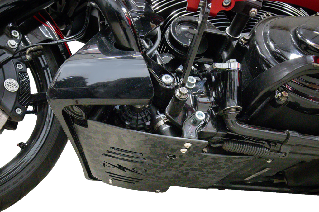 Thrashin Supply Co. Forged Carbon Fiber Skid Plate — 0506-2532