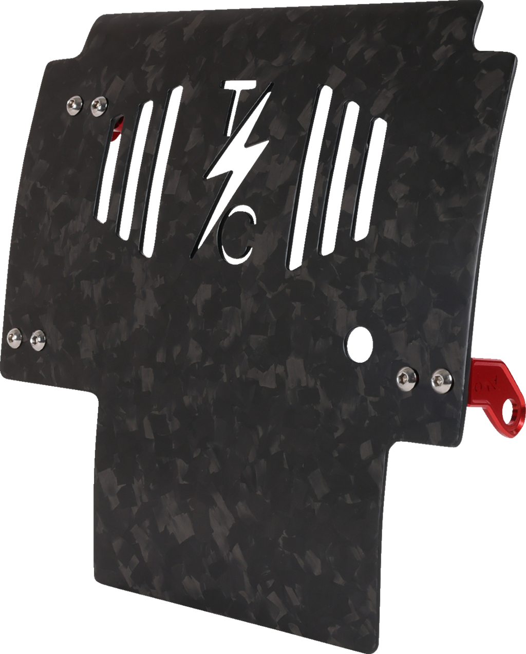 Thrashin Supply Co. Forged Carbon Fiber Skid Plate — 0506-2533