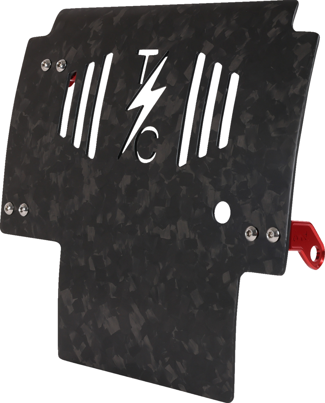 Thrashin Supply Co. Forged Carbon Fiber Skid Plate — 0506-2533