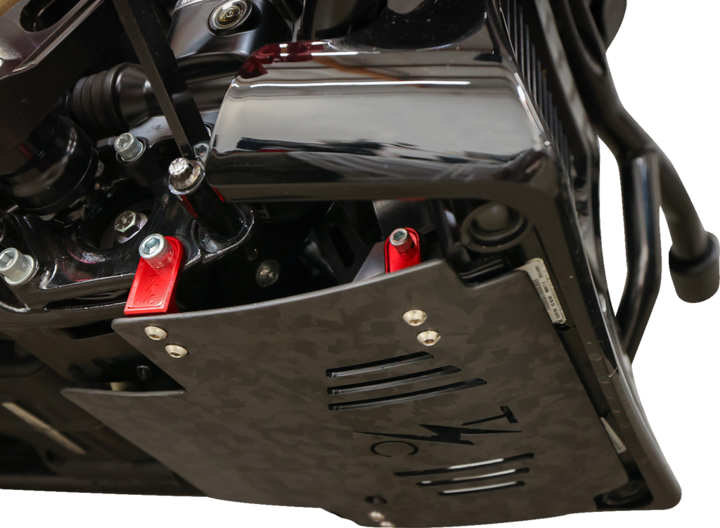 Thrashin Supply Co. Forged Carbon Fiber Skid Plate — 0506-2533