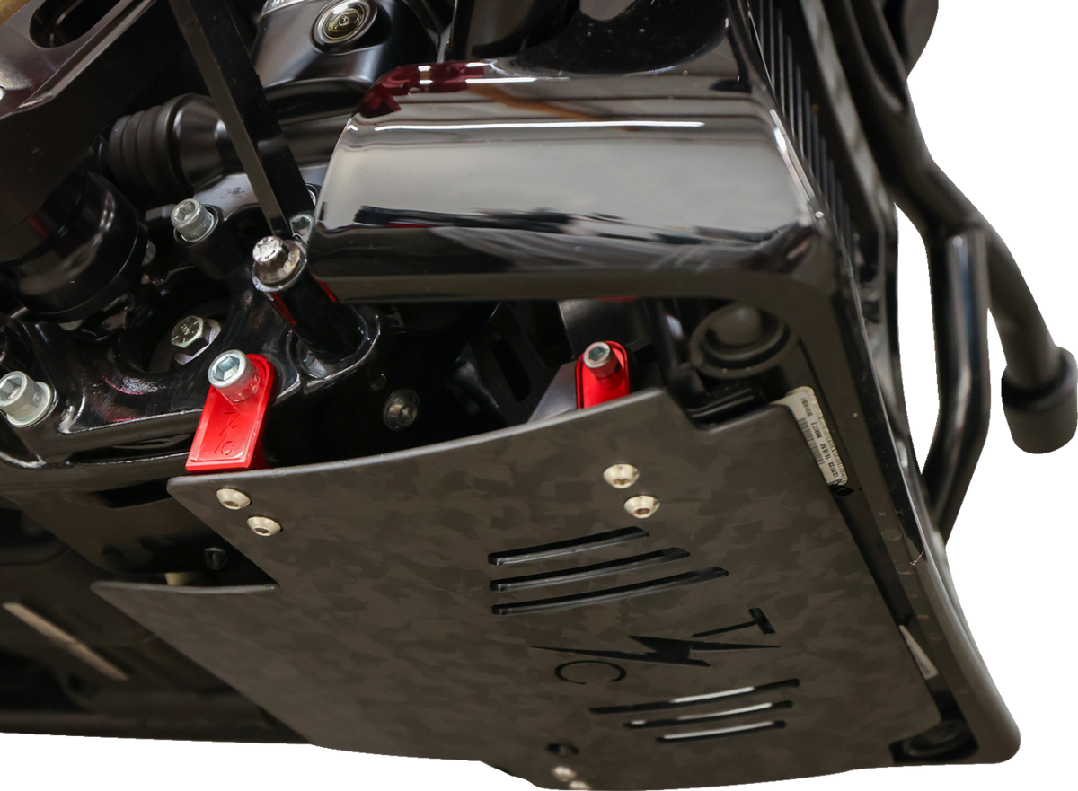 Thrashin Supply Co. Forged Carbon Fiber Skid Plate — 0506-2533