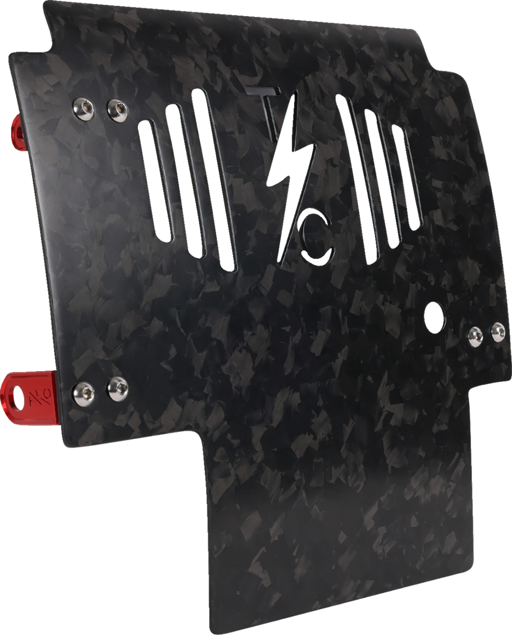 Thrashin Supply Co. Forged Carbon Fiber Skid Plate — 0506-2533
