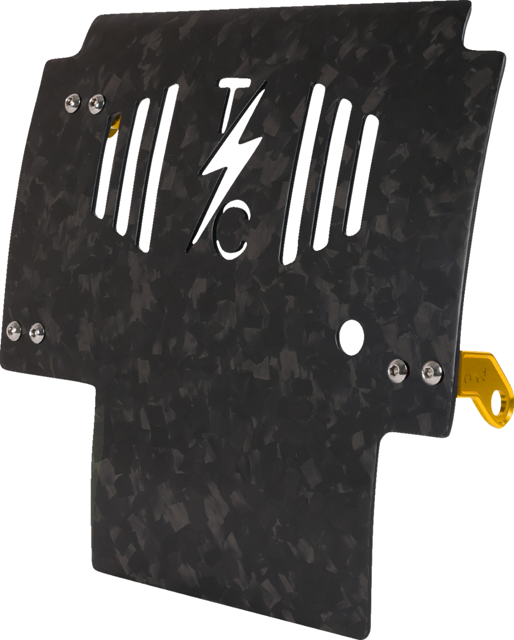 Thrashin Supply Co. Forged Carbon Fiber Skid Plate — 0506-2534