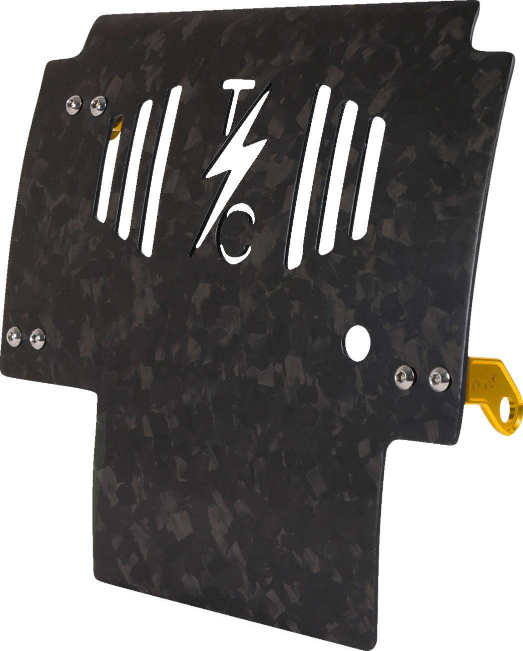 Thrashin Supply Co. Forged Carbon Fiber Skid Plate — 0506-2534