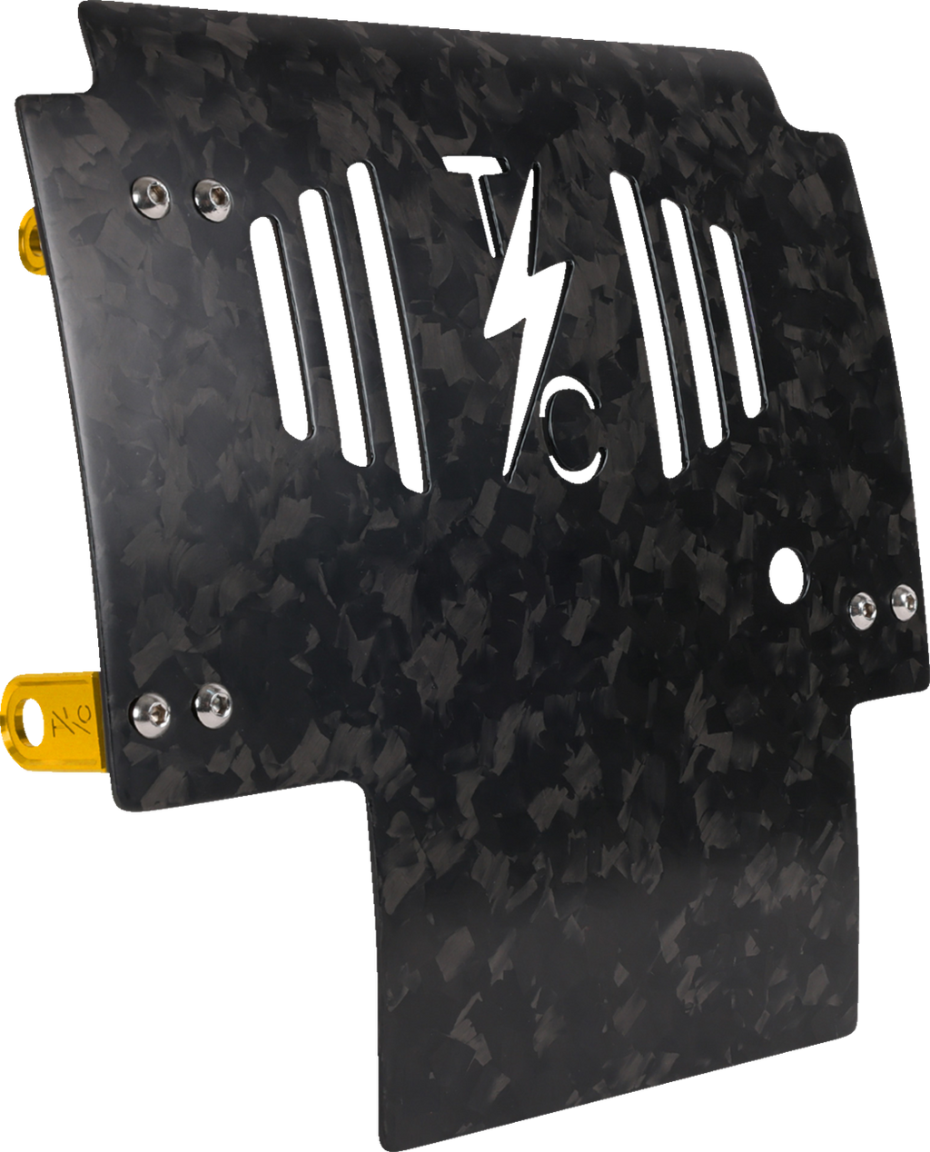 Thrashin Supply Co. Forged Carbon Fiber Skid Plate — 0506-2534