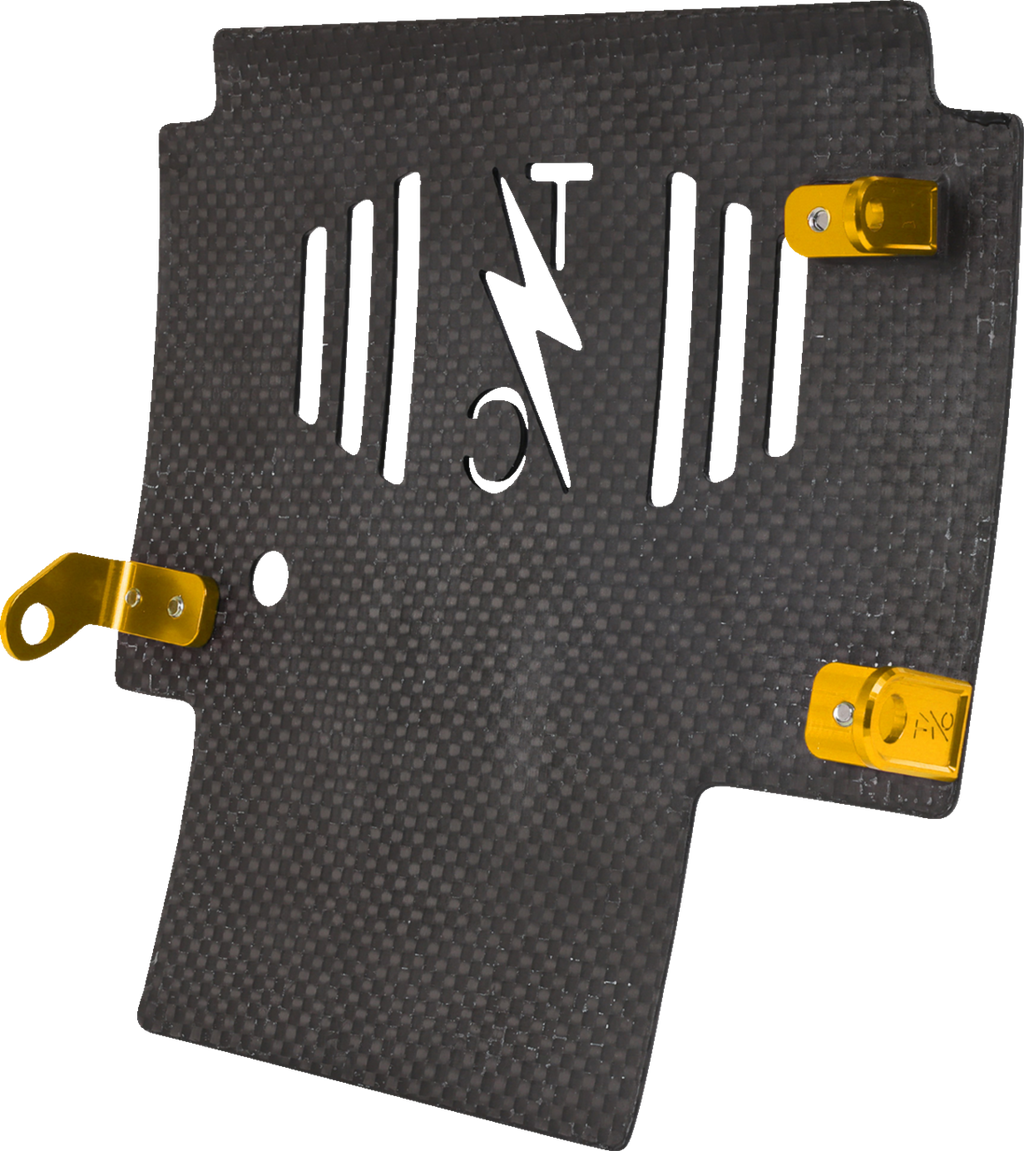 Thrashin Supply Co. Forged Carbon Fiber Skid Plate — 0506-2534