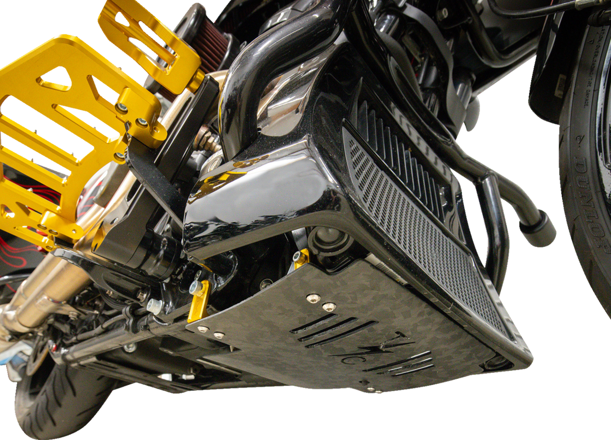 Thrashin Supply Co. Forged Carbon Fiber Skid Plate — 0506-2534