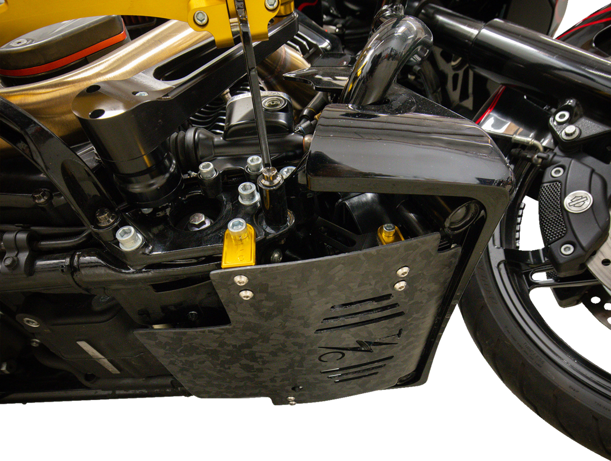 Thrashin Supply Co. Forged Carbon Fiber Skid Plate — 0506-2534