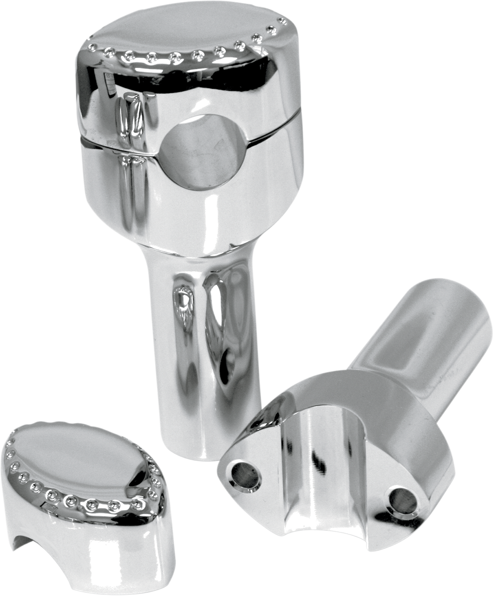 Hefty Smooth Handlebar Risers for 1-1/4" Handlebars - 0602-0507