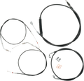 Standard Black Vinyl Handlebar Cable/Brake Line Kit — Ape Hanger/Mini - 0610-0426