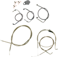 Standard Stainless Braided Handlebar Cable/Brake Line Kit - 0610-1937