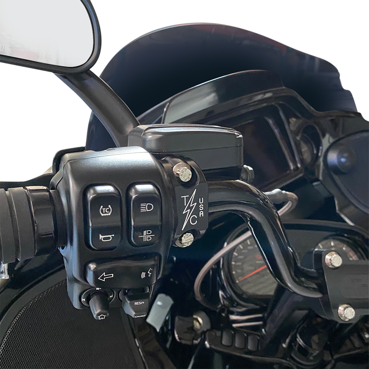 Thrashin Supply Co. Brake/Clutch Perch Clamps — 0615-0327