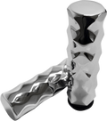 LA Choppers Billet Hex Grips — 0630-1425