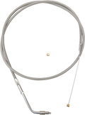 Stainless Braided Handlebar Throttle Cable - 0650-1397