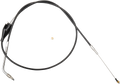 Black Vinyl Braided Handlebar Idle Cable - 0651-0734