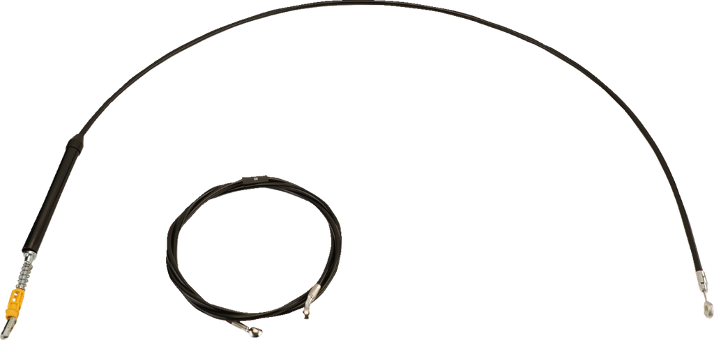 Standard Black Vinyl Handlebar Cable/Brake Line Kit — Ape Hanger - 0662-1252