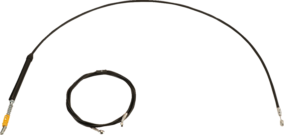 Standard Black Vinyl Handlebar Cable/Brake Line Kit — Ape Hanger - 0662-1252