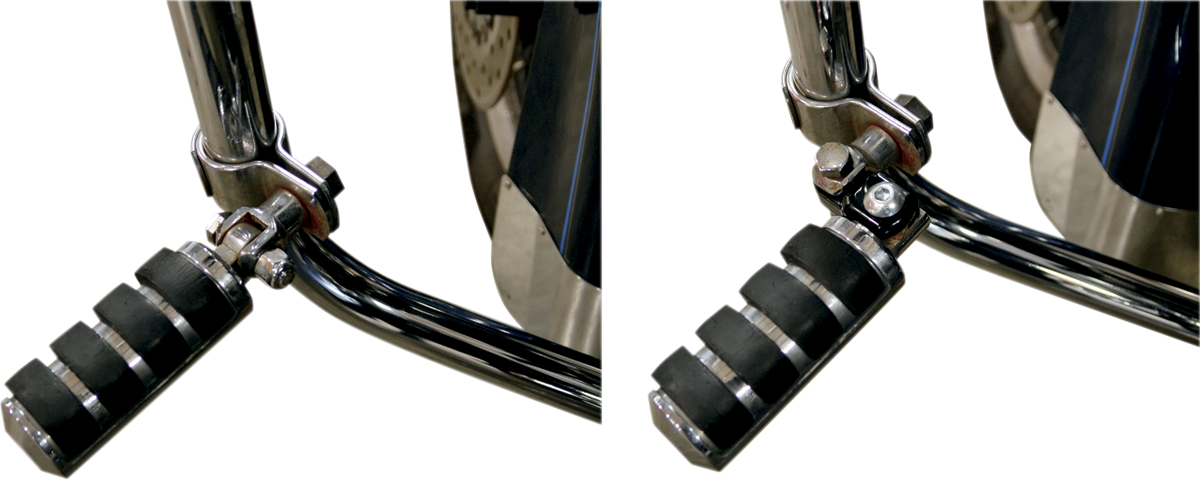 LA Choppers Foot Peg Relocation Clevis — 1620-1133