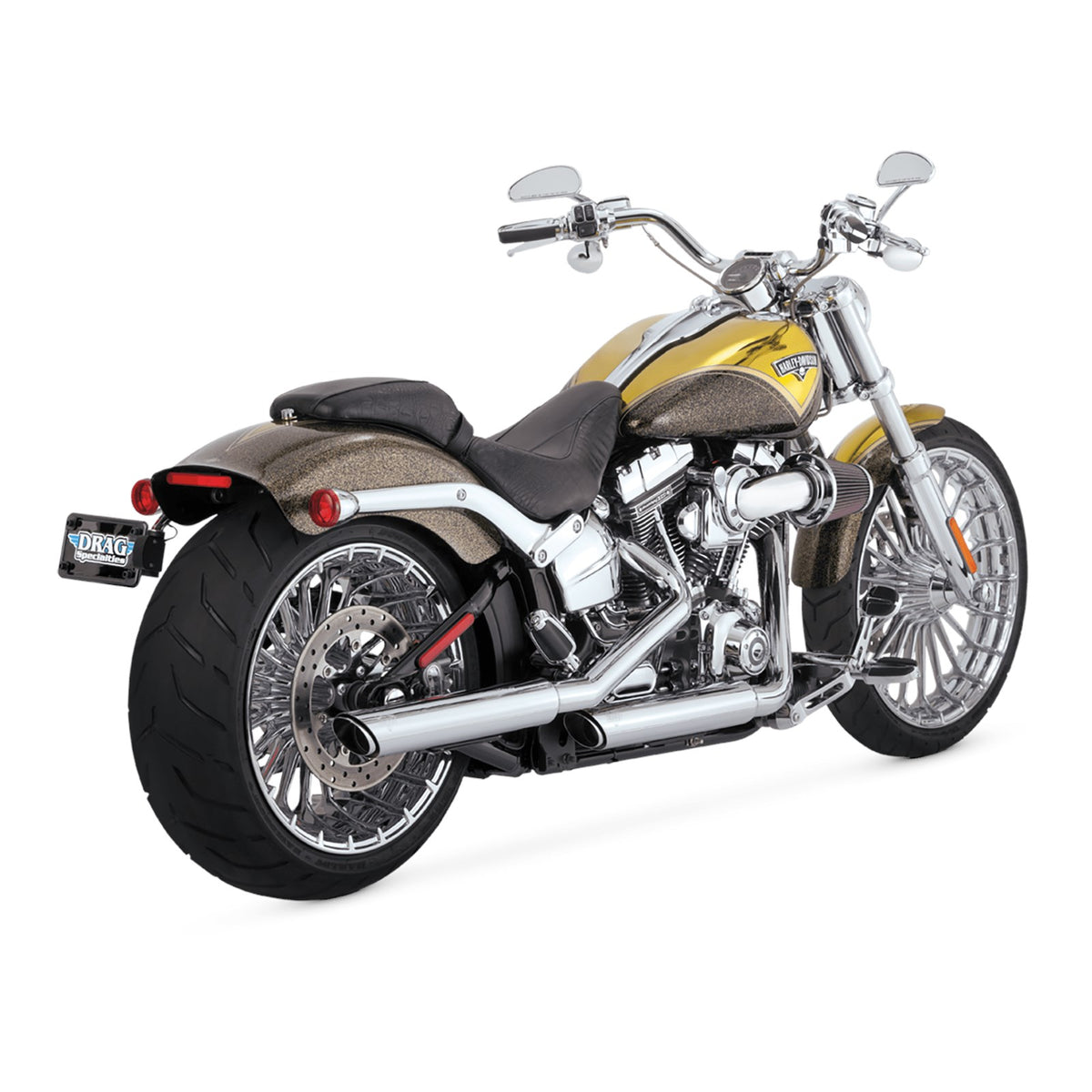 3" Twin Slash Slip-On Mufflers by Vance & Hines