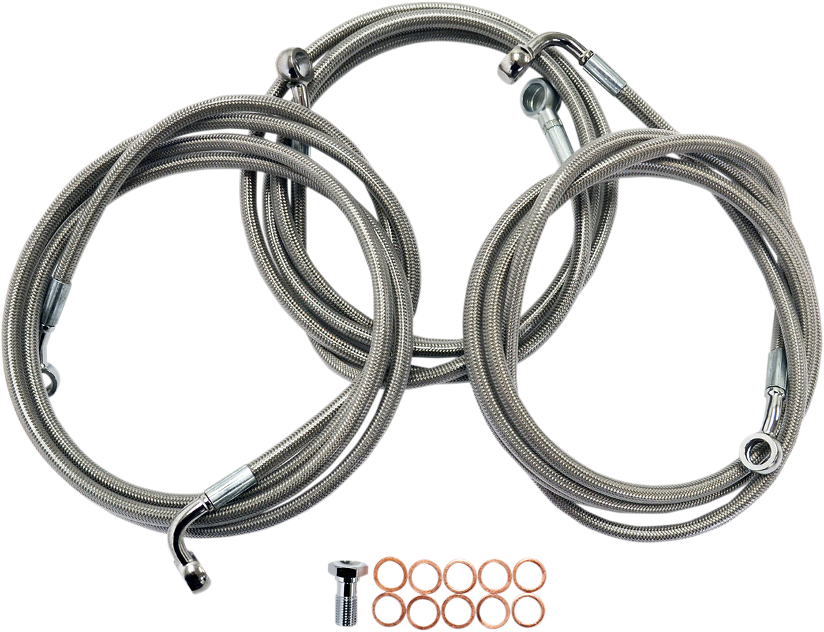 Stainless Steel Brake Line Kit - 1741-3907