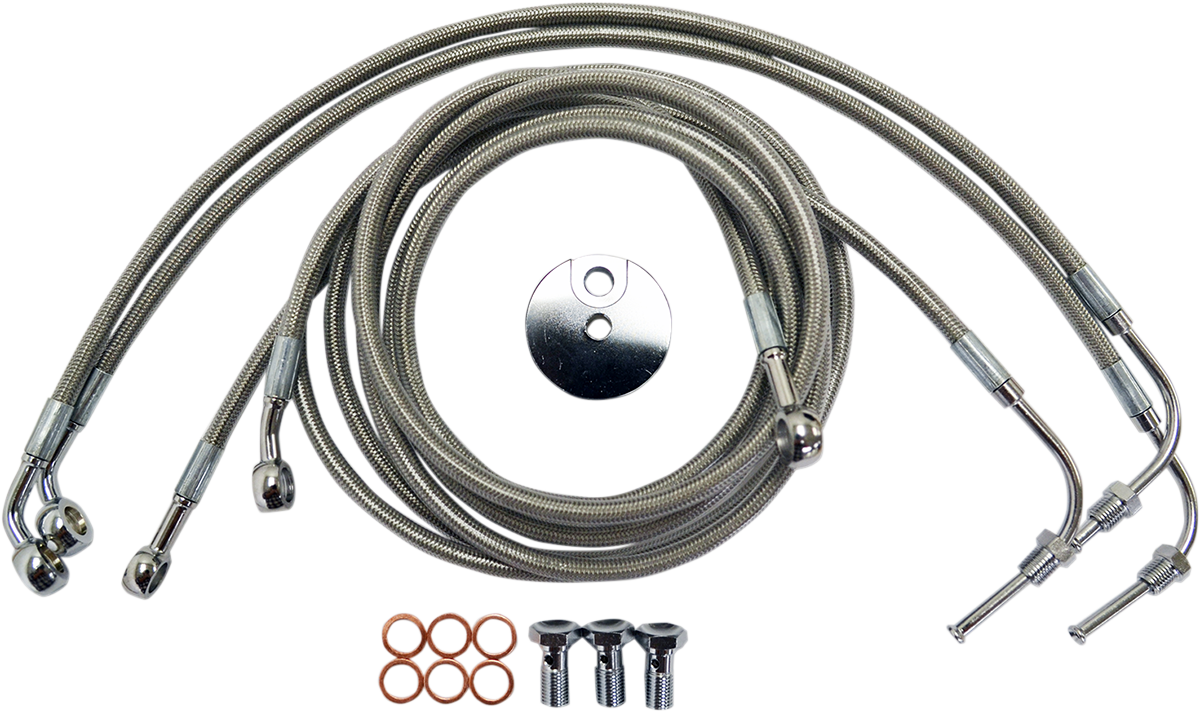 Stainless Steel Brake Line Kit - 1741-3929