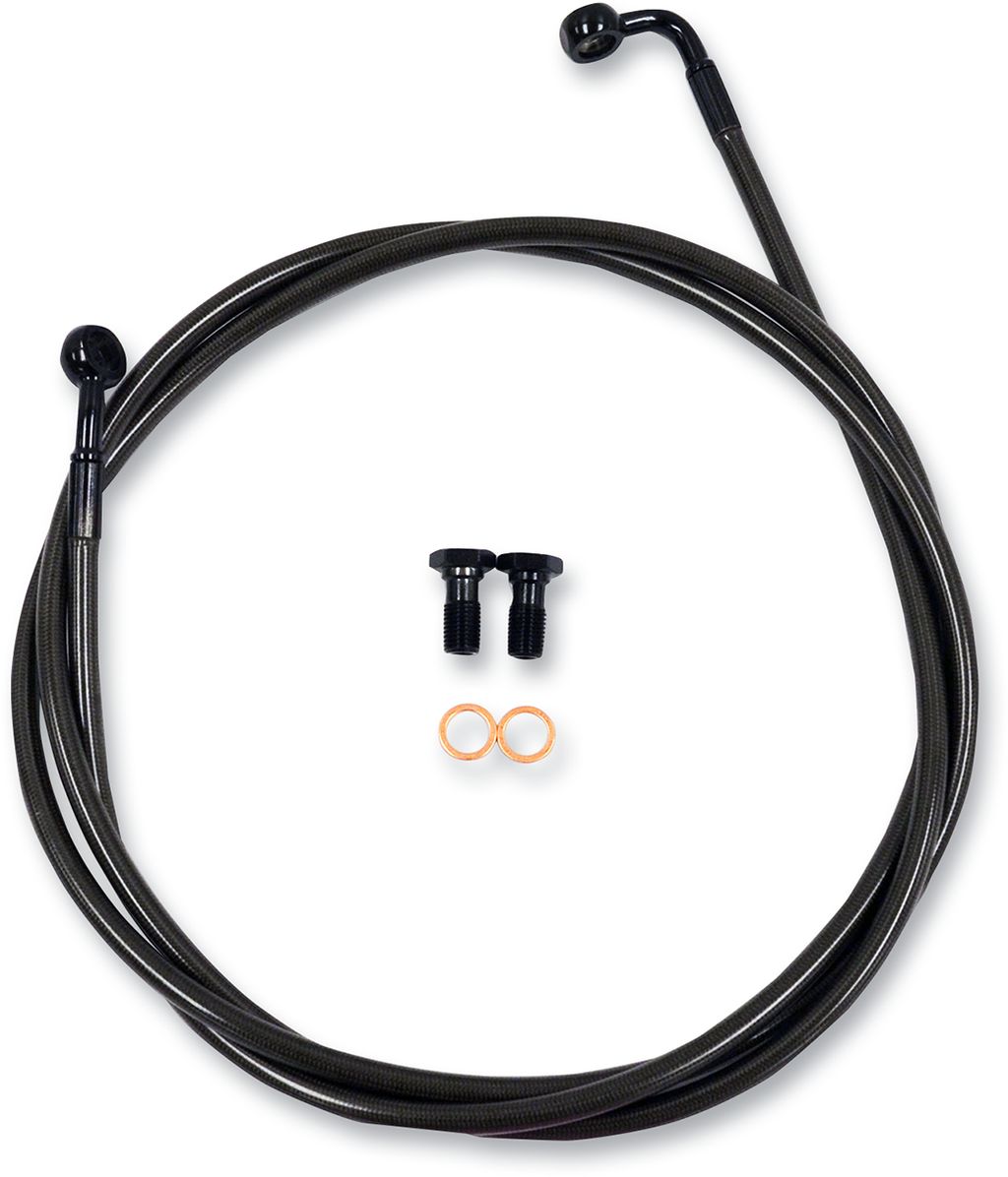 Midnight Braided Brake Line Kit - 1741-4370