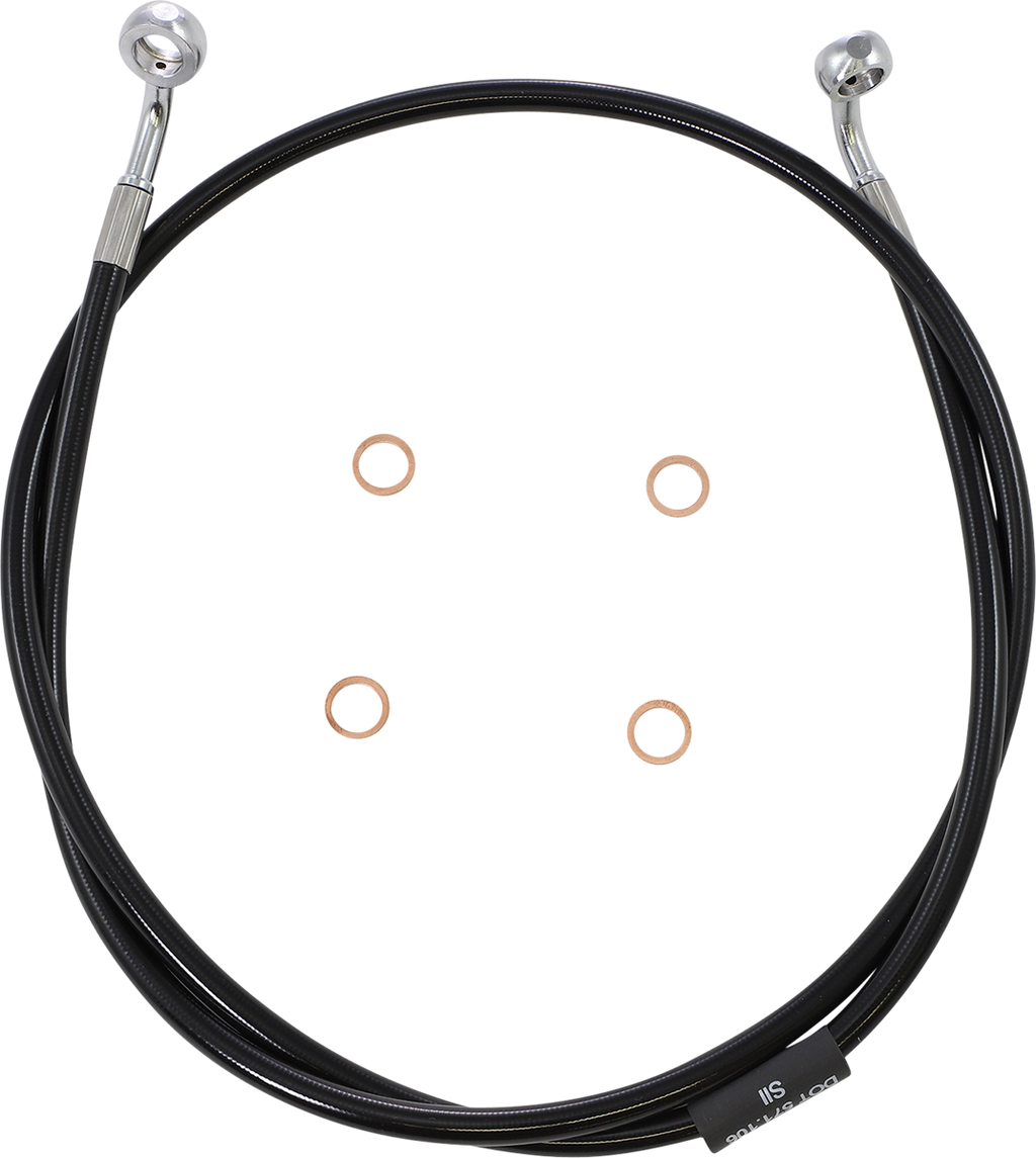 Black Braided Brake Line Kit - 1741-5740