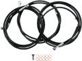 Black Braided Brake Line Kit - 1741-5743