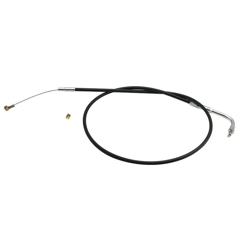 Black Vinyl Throttle/Idle Cable by S&S Cycle