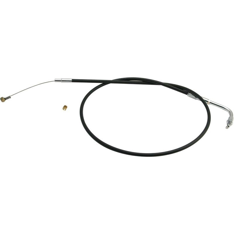 Black Vinyl Throttle/Idle Cable by S&S Cycle
