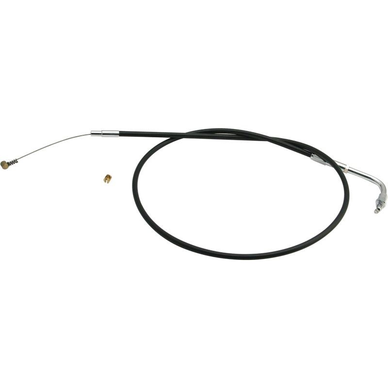 Black Vinyl Throttle/Idle Cable by S&S Cycle