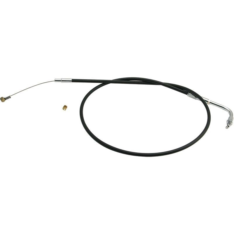 Black Vinyl Throttle/Idle Cable by S&S Cycle