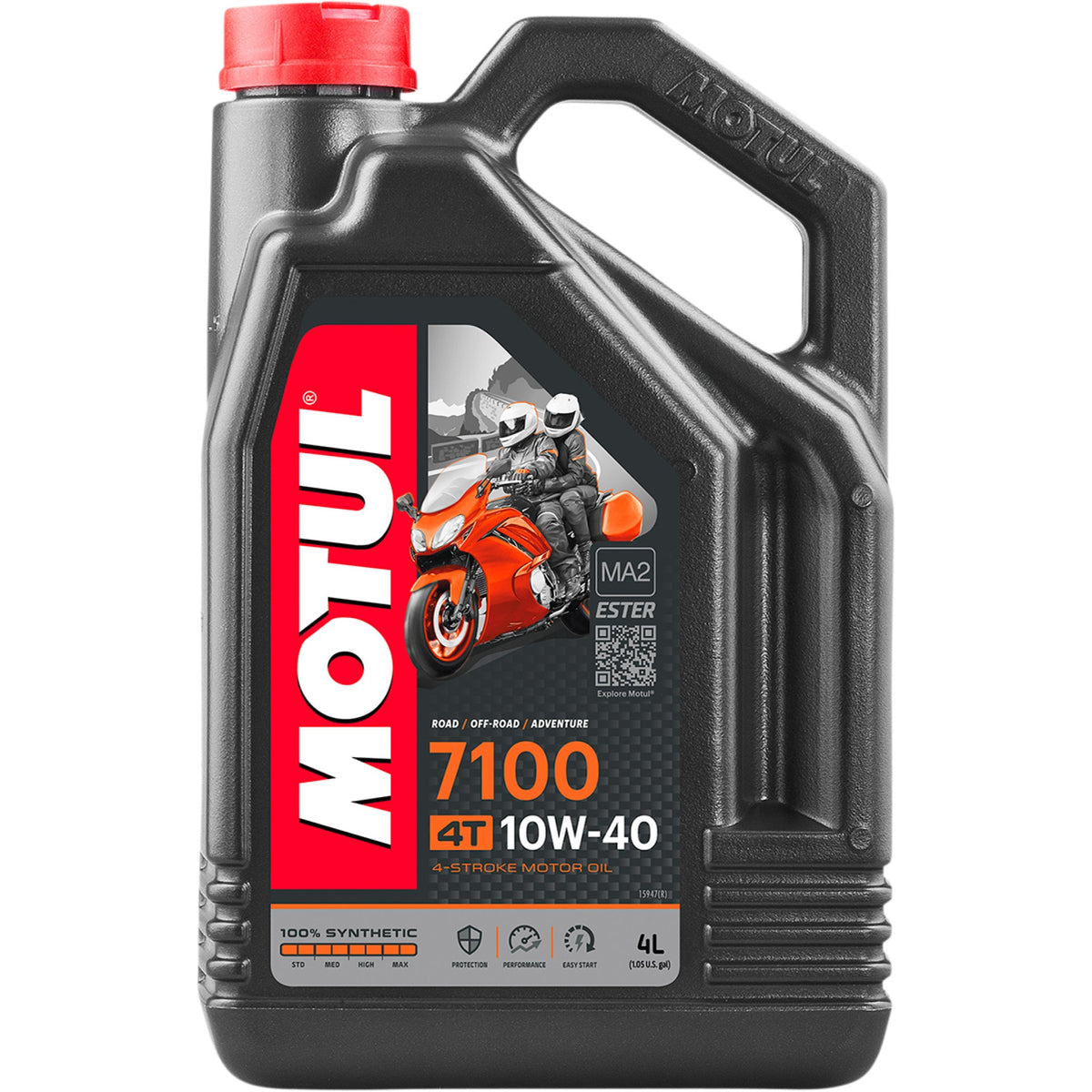 MOTUL 7100 4T Synthetic Oil - 10W-40 - 4L