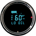 3011 Round Digital Speedometer with Indicators - 3-3/8"