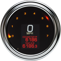 Tank Speedometer - Chrome Bezel - 4.5" - Harley Davidson '99-'03