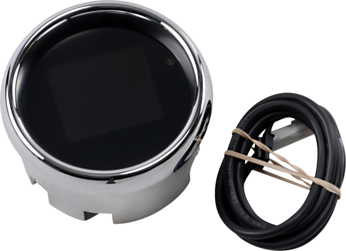 Tank Speedometer - Chrome Bezel - 3-3/8"