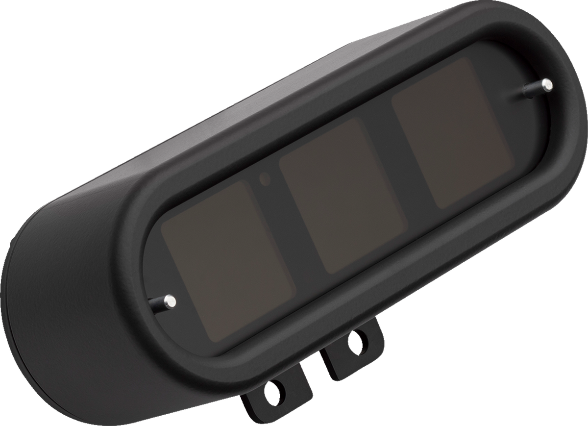 Speedometer - Oval - Black