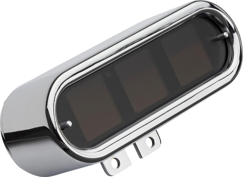 Speedometer - Oval - Chrome