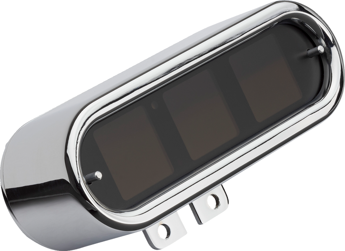 Speedometer - Oval - Chrome
