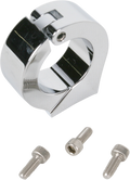Clamp Mount - For 1.25" Handlebar - 3-3/8" Gauge Cup - Chrome