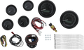 MVX-8K Series Analog/Digital 6-Gauge Kit - Black Bezel - Black Face with Gray Background