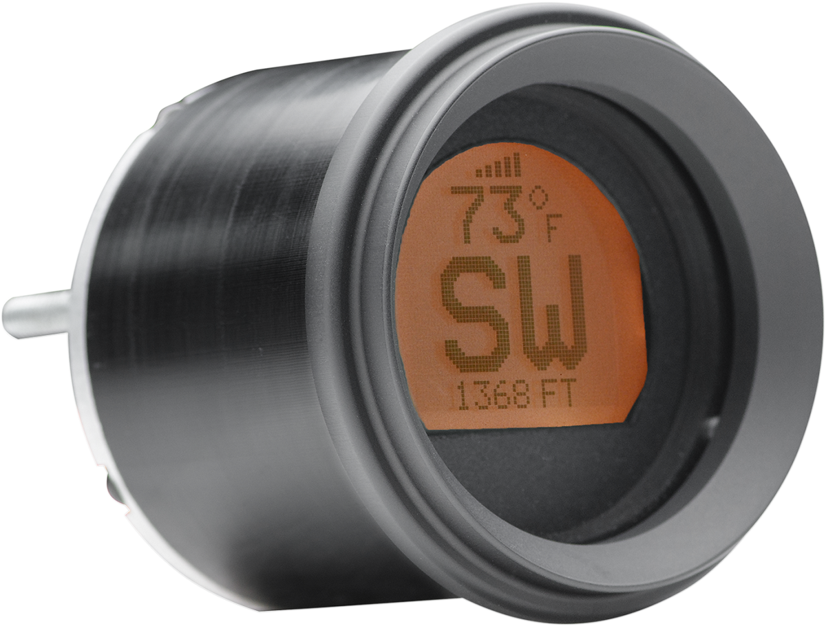 2-3/16" Stand-Alone LCD GPS Compass - Black/Black
