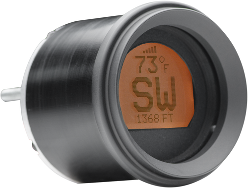 2-3/16" Stand-Alone LCD GPS Compass - Black/Black